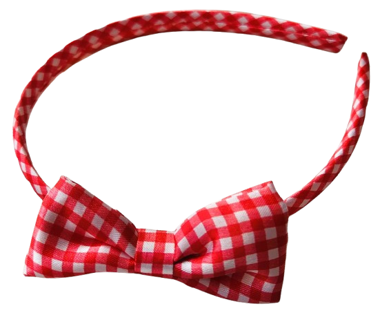 Back To School Hair Accessories Set Gingham Bow Alice Band Bobbles Clips 15pc