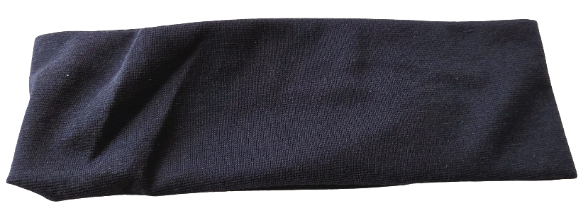 Plain School Colour Bandeau Headband 21x7cm 100% Polyester Hair Band