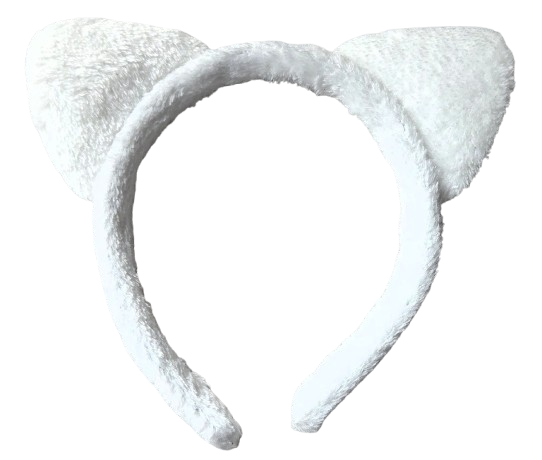 Faux Fur Cat Ears Alice Band Headband Cosplay Fancy Dress Costume 32.5cm