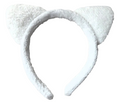 Faux Fur Cat Ears Alice Band Headband Cosplay Fancy Dress Costume 32.5cm