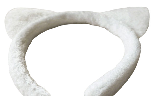 Faux Fur Cat Ears Alice Band Headband Cosplay Fancy Dress Costume 32.5cm