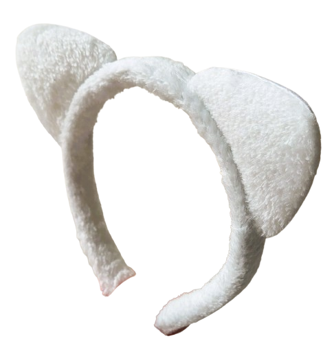 Faux Fur Cat Ears Alice Band Headband Cosplay Fancy Dress Costume 32.5cm