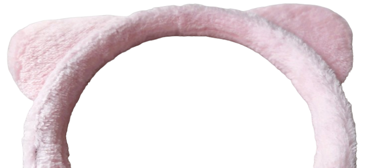 Pink Faux Fur Cat Ears Alice Band Headband Cosplay Fancy Dress Costume 32.5cm
