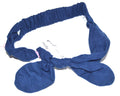 Back to school Childrens Girls 100% cotton bandeaux with bow headband hair