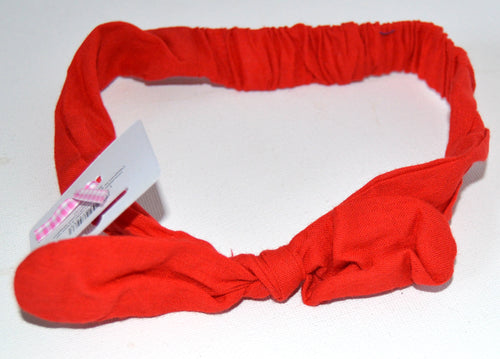 Back to school Childrens Girls 100% cotton bandeaux with bow headband hair
