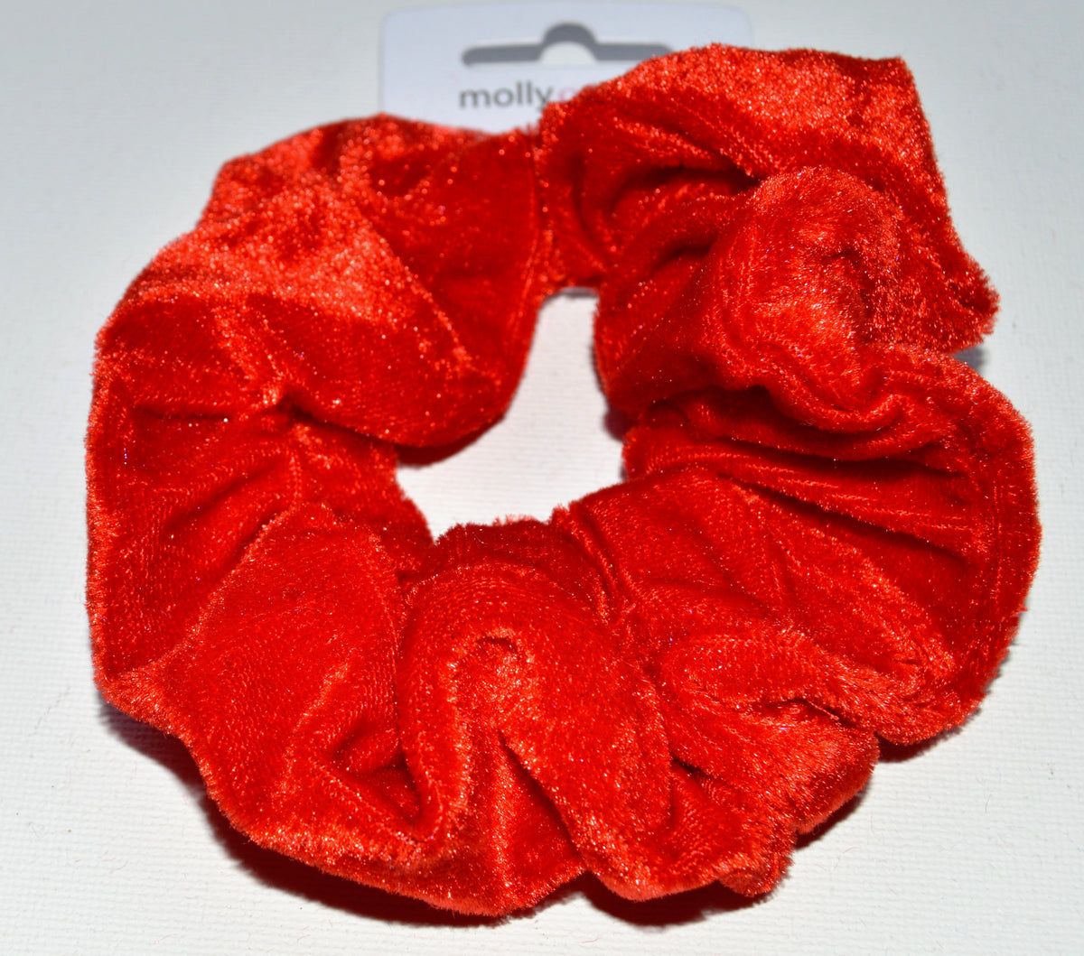 Back To School Velvet Fur Fabric Scrunchie Hair Bobble