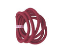 NEW Back To School Burgundy Snag Free Endless Elastic Bobbles x 6 Hair Fashion